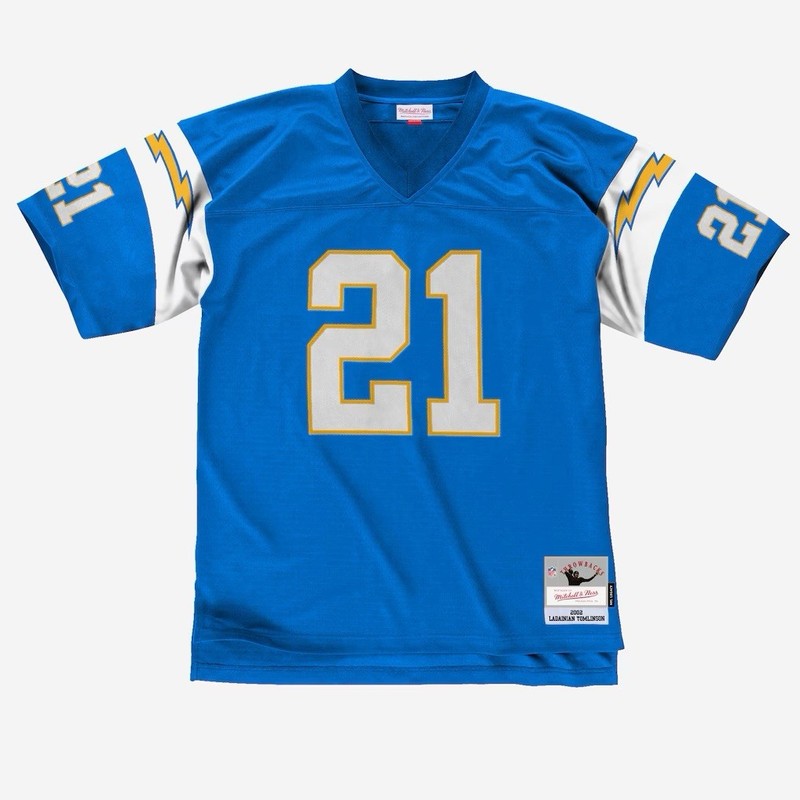 LaDainian Tomlinson Chargers Powder Blue 2002 Legacy Player Jersey Worn Once