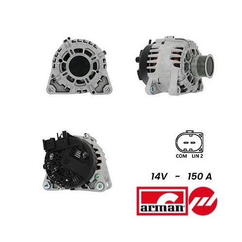 Alternateur Sidat A12VA0429AS Arman pour Ford - Pièce Auto Électrique 12V