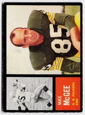 1962 Topps #67 Max McGee