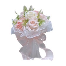 Elegant Silk Rose Bouquet for Weddings Wearable Bridal Accessory