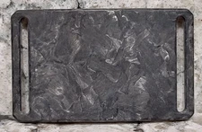 GRIP6 BELT BUCKLE - SILVER FORGED CARBON FIBER - 1.5 INCH WIDE - WOMEN and MEN