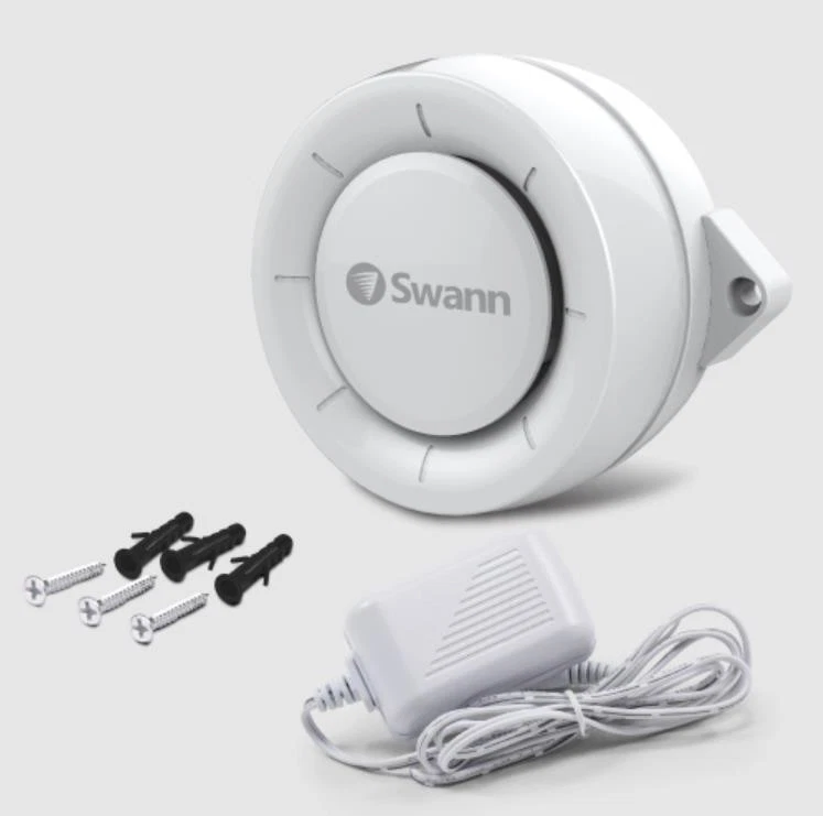 Swann Indoor Siren with Loud Siren and Visual Alert - White - Image 4 of 4
