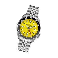 Seiko 5 SSK017 Sports Automatic GMT Yellow Dial Men's Watch 2