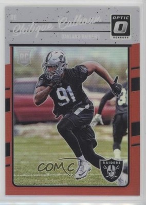 2016 Donruss Optic Rookies Red 37/99 Shilique Calhoun #141 Rookie RC a3q