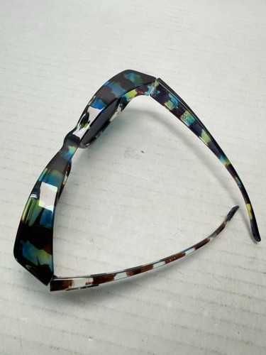 JONATHAN PAUL FITOVERS EYEWEAR SUNGLASSES BROWN TORTOISE BLUE YELLOW - Picture 4 of 9