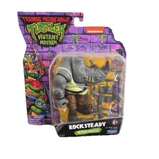 PLAYMATES TEENAGE MUTANT NINJA TURTLES - MUTANT MAYHEM  ROCKSTEADY  TMNT FIGURE
