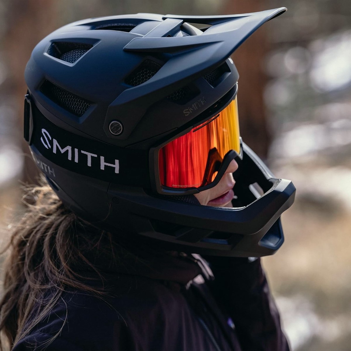 Smith Mainline MTB Helmet Matte Black Large MIPS Downhill Adult | eBay