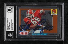 BAS 2005 All American Retired Edition Chrome William Perry #7 BGS Authentic 3c7