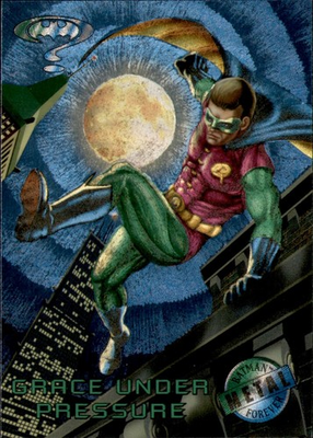 #ad #ad 1995 Fleer Metal Batman Forever Grace Under Pressure Robin Card #71 $2.09