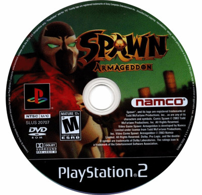 Spawn Armageddon Sony Playstation 2 DISC ONLY 2003