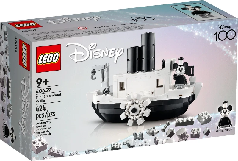 LEGO Disney Mini Steamboat Willie 40659 Box Set (SEALED)