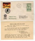 1934 NATIONAL PARKS 747 INDIGENOUS INDIANS RARE HPS ADDON 1/1 ZION UTAH PUEBLOS