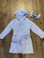 Girls Wonder Nation 7-8 Robe And LILO  Stitch Mask