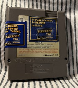 Tecmo Super Bowl Nintendo NES *Blockbuster Video*