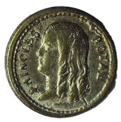 GB - VICTORIA PRINCESS ROYAL BORN NOV 21, 1840 - 9 mm MINI - EC