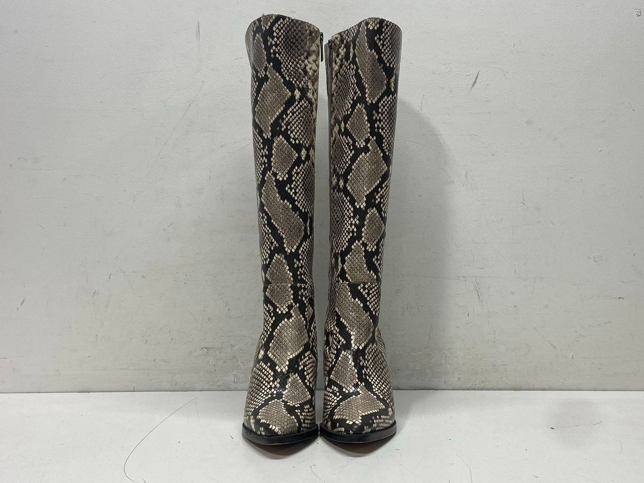 Michael Kors Dover Python-Embossed Leather Boots … - image 2
