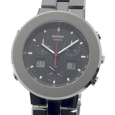 RADO (like new & unworn) Diastar Diamaster Chronograph Tungsten 539.0376.3
