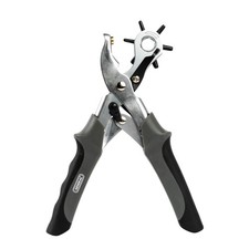 Revolving Punch Pliers 73 - 6 Multi-Hole Sizes For Leather, Rubber, Plastic...