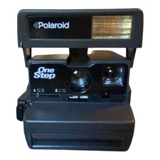 Vintage Polaroid 600 OneStep Closeup Instant Film Camera with Strap Untested