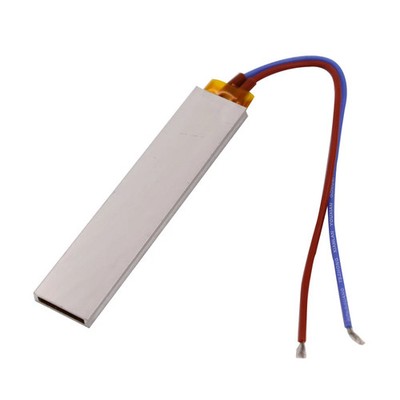 PTC Heating Element 100x21x5mm 12-110V Ceramic Heater Plate Aluminum Shell 2PCS