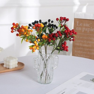 Lucky Berry für stechpalme Blumen Tisch Herzstück realistisches Design lebendige
