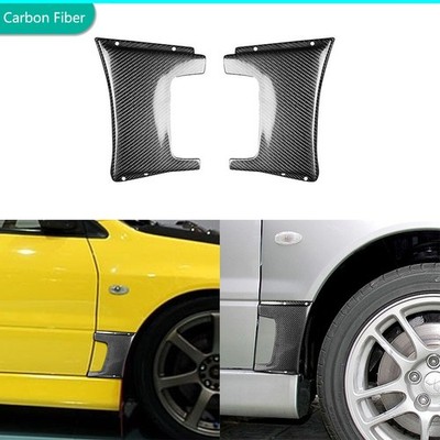 Carbon Fiber Side Fender Vent Cover For Mitsubishi Lancer Evolution EVO 7/8/9th