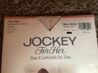 Jockey for Her sheer & comfortable day thigh highs, antique white, size: S/M — photo 3