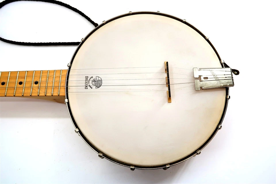 DEERING GOODTIME Banjo 5 String Open Back Blonde Maple with Stand & Dunlop Capo - Image 2 of 4
