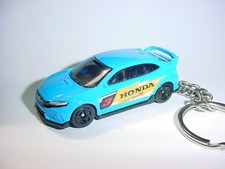 Hot 3d Blue Honda Civic Type R Custom Keychain Keyring Key Dohc Vtec Hot Wheels