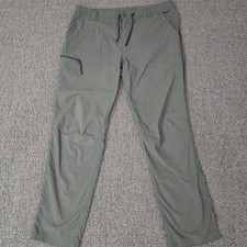 REI Co-op Trail Pants Mens 36x30 Olive Green Nylon Stretch Hiking Outdoor