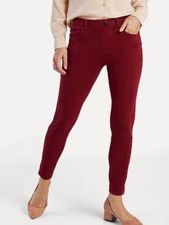 New Betabrand Oxblood Skinny 4 Pocket Yoga Denim Jeans XLarge Petite