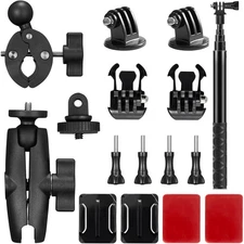 Motorcycle Handlebar Mount Accessories Kit for Gopro hero/Insta360 X5/DJI Action