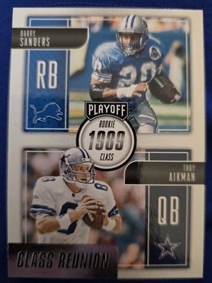 2016 Panini Playoff - Class Reunion Barry Sanders, Troy Aikman #CR-SA