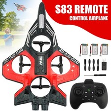 RC Planes Remote Control Airplanes for Kids Foam Remote Fighter Jet w/ LED Light