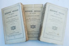 Le Play, Frédéric  La réforme sociale en France déduite de l'observation 1878