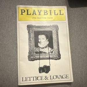 Playbill Ethel Barrymore Theatre Lettice & Lovage Theater Program