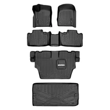 SMARTLINER SA0315/B0071/C0071/E0113 Front/Rear BLACK Floor Liners for Durango
