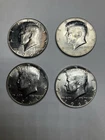 1966P 1967P 1968D 1969D Kennedy Half Dollars 40% Silver - 4 Coin Set