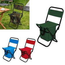 Portable Camping Beach Fishing Seat Folding Chair Garden Picnic Patio Outdoor UK
