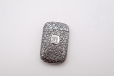 Antique Victorian Sterling Silver Vesta Case Hallmarked Birmingham 1884