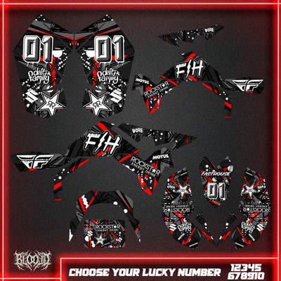 Suzuki LTR 450 ATV stickers decals graphics kit 2006-2012