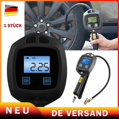 Digital LCD-Reifenfüllpistole Luftdruckprüfer Druckluft Reifenfüller Manometer