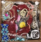 Costume Jewelry Lot ALL WEARABLE 5+lbs. Vintage-Mod Treasure Hunt #128