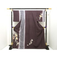 Authentic Visiting Kimono with Yuzen Gold Embroidery 260-007-507-7228