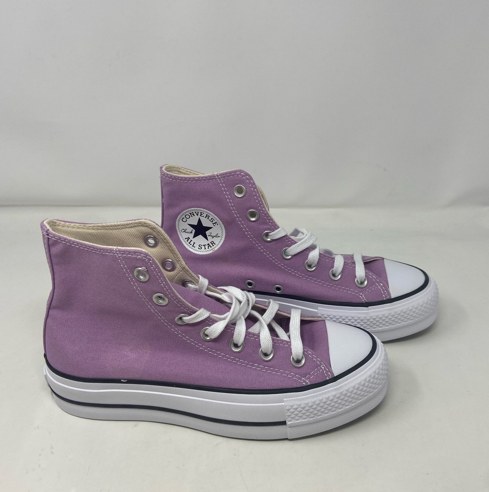 Converse Chuck Taylor All Star Lift Platform High Top Classic Amethyst Women 7.5