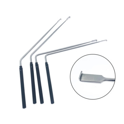 Nerve Root Hook Retractor wooden handle brain Bone Retractor nerve pull hook