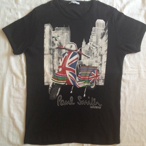 PAUL SMITH LONDON MEN'S T-SHIRT BLACK 