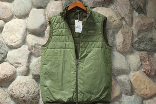 Barbour Shoreline Gilet Vest Quilted Olive Green MGI0200OL31 New Medium M