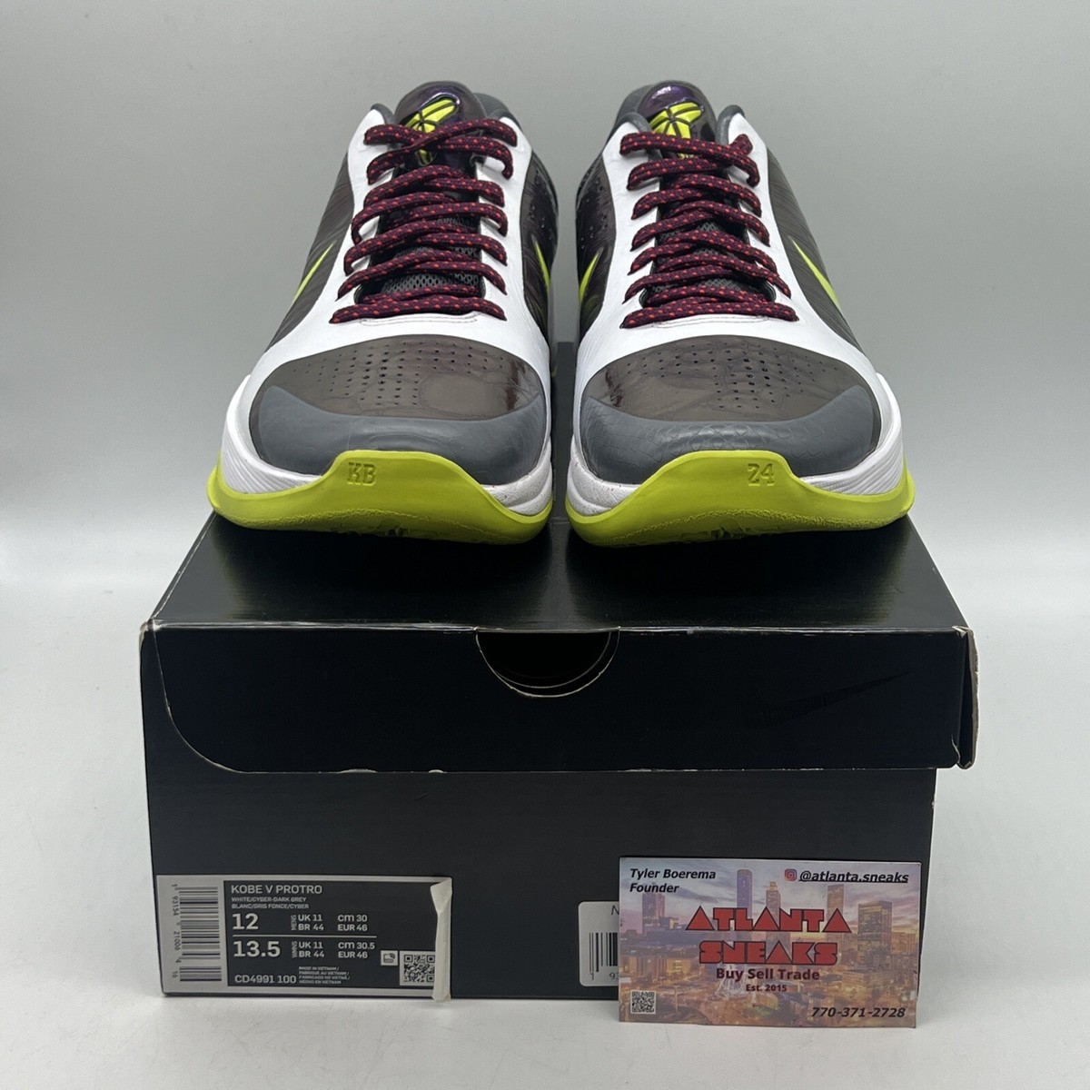 Size 12 - Nike Zoom Kobe 5 Protro Chaos 2020 Brand New Og Size 12 - Nike Zoom Kobe 5 Protro Chaos 2020 Brand New Og