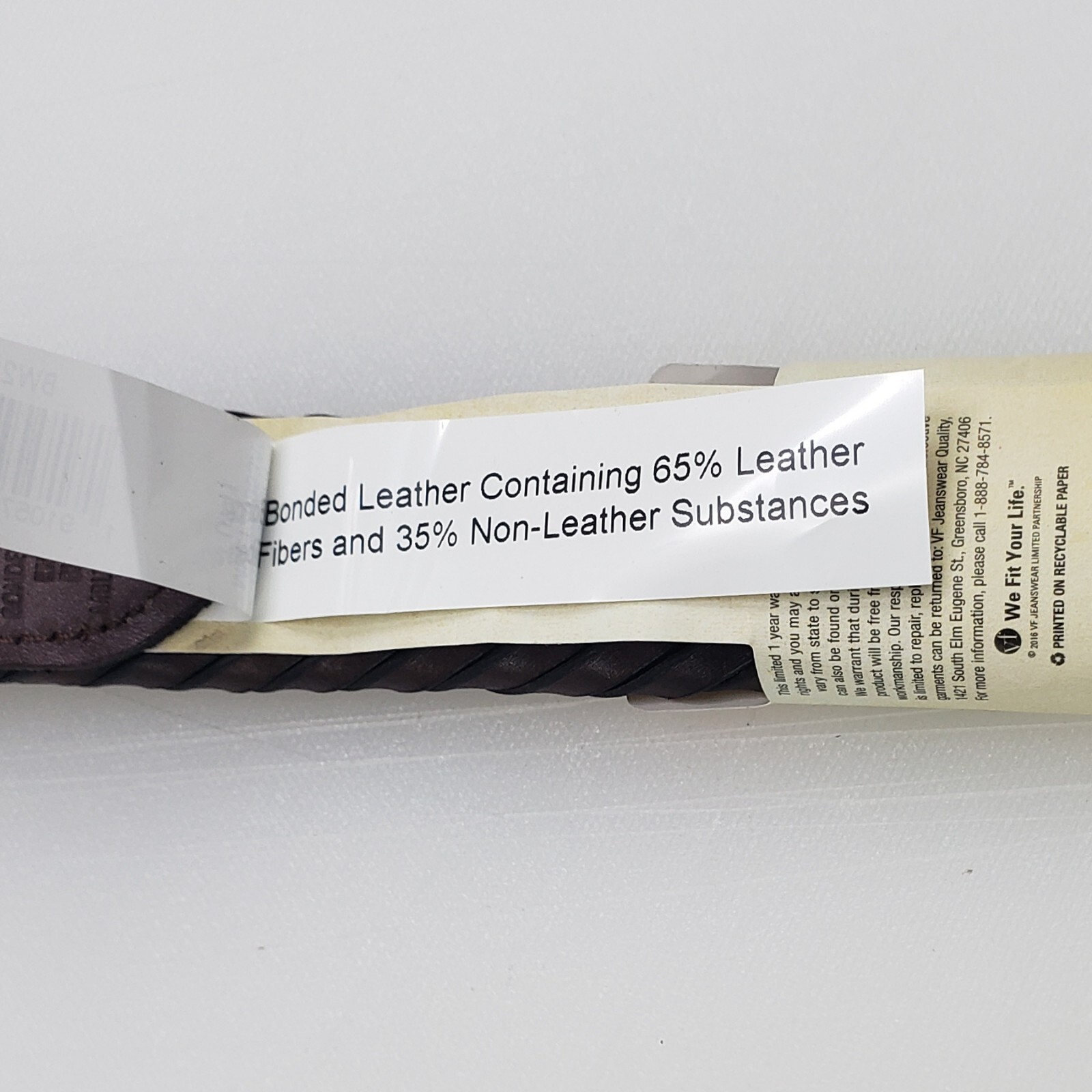 Wrangler Mens Belt Sz 50-52 Brown Braided Leather Handmade Fully Adjustable NWT thumbnail 8